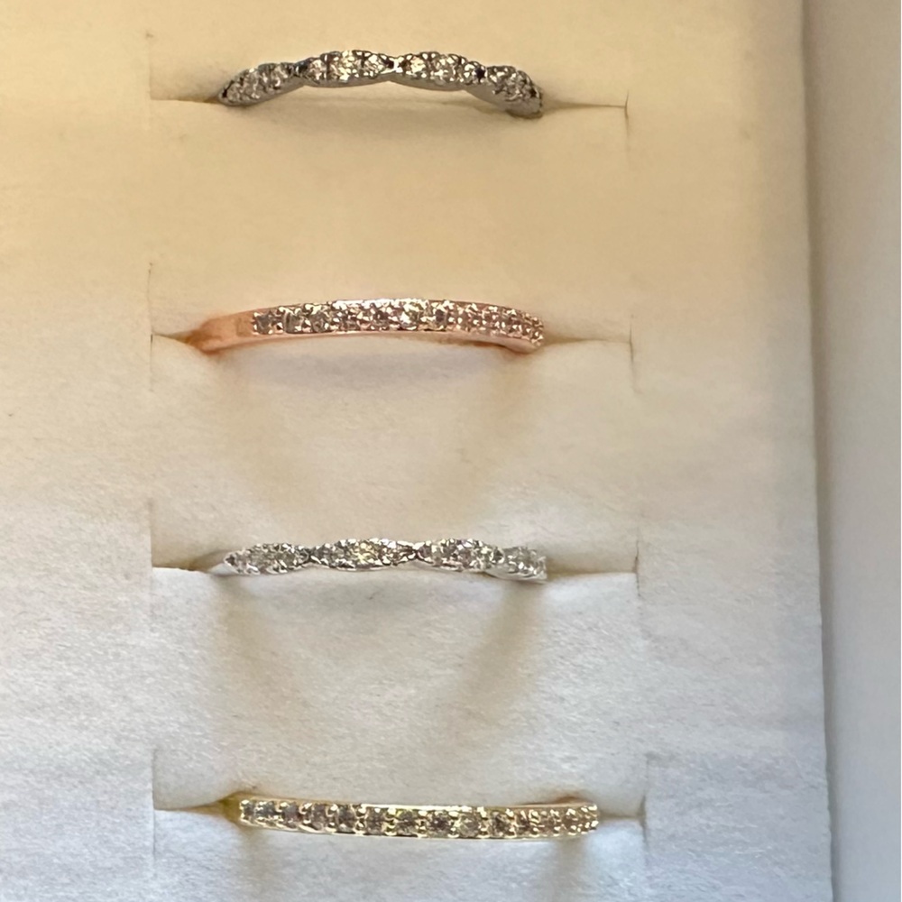Bomb Party Silver and Gold Tone Ring Set